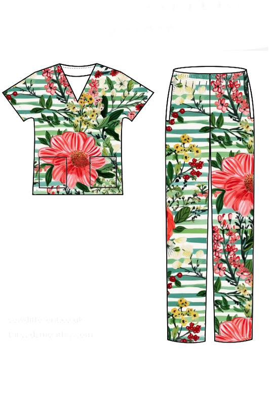 Sustainable Scrub Set - Flora Medica