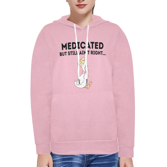 Women's Fleece Hoodie - Medicated