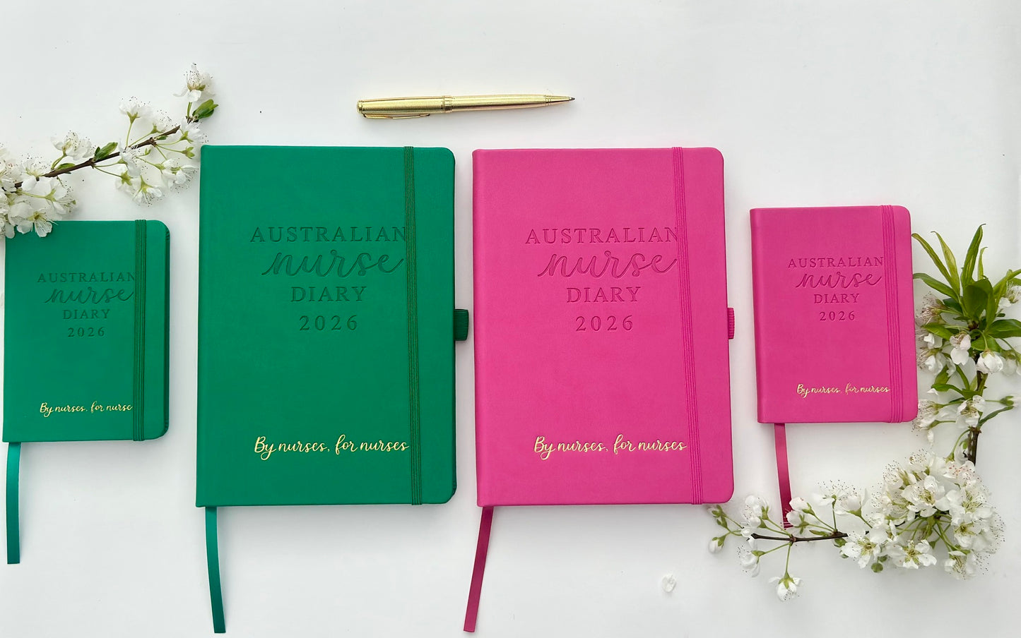 2026 Australian Nurse Diary A5 Green