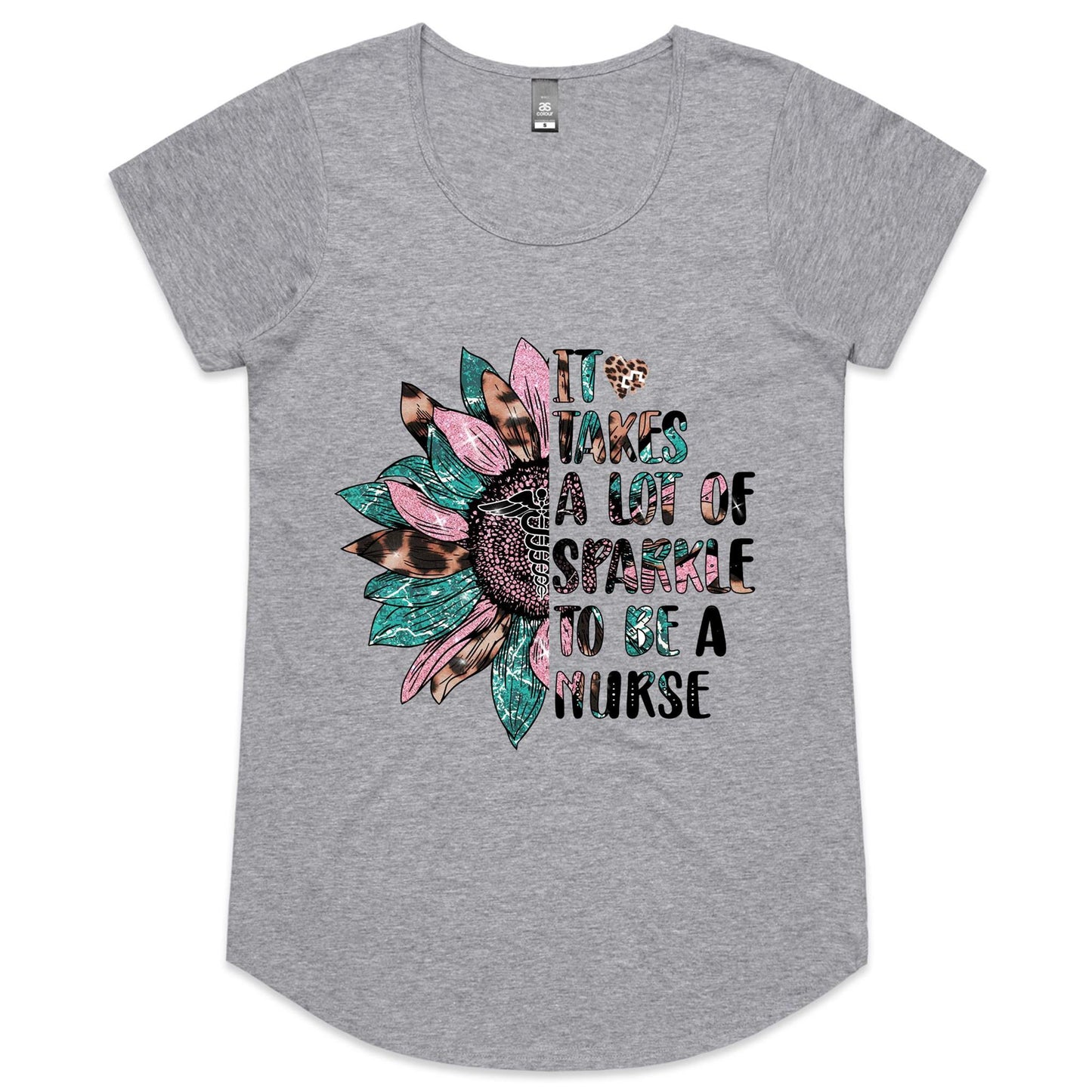 Scoop Neck T-Shirt - Takes A Lot Of Sparkle