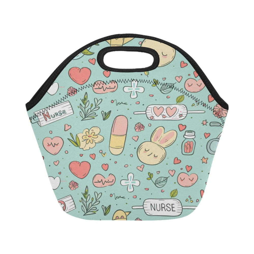 Teal Time Out - Neoprene Lunch Bag