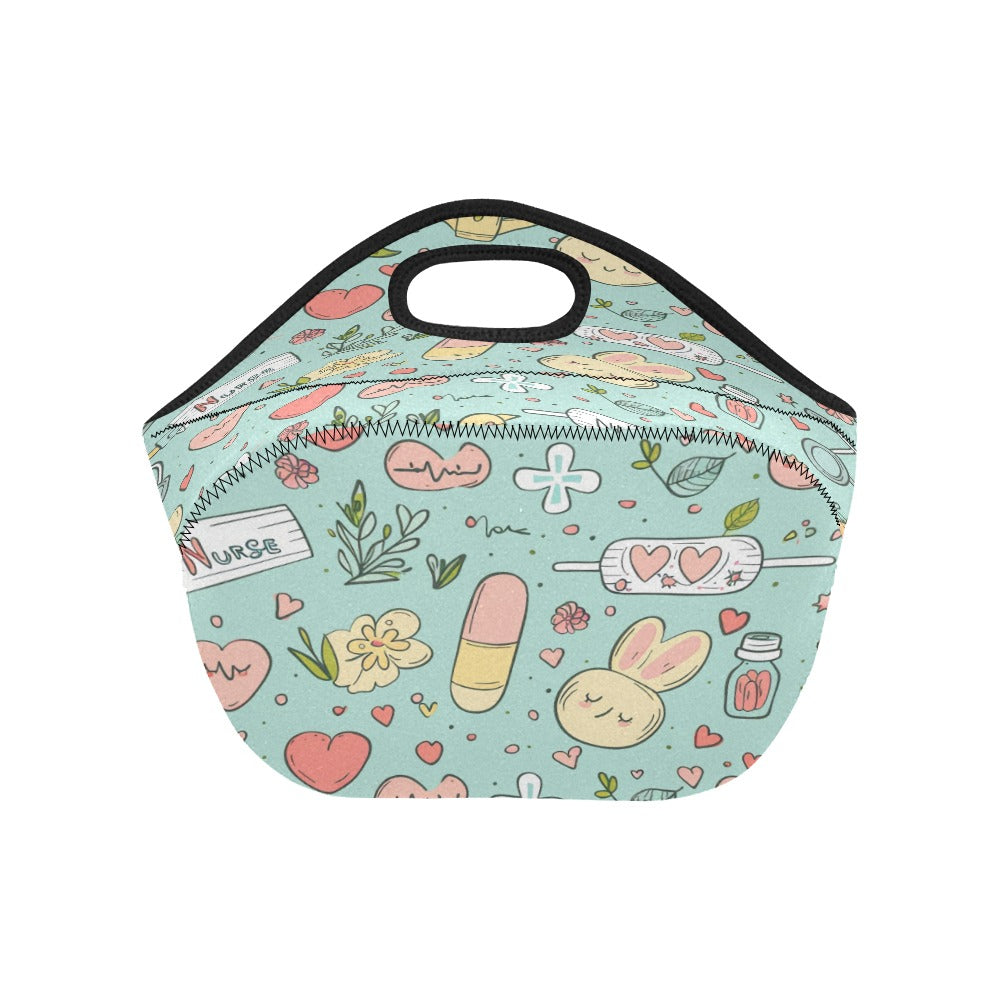 Teal Time Out - Neoprene Lunch Bag