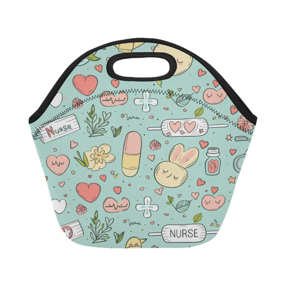 Teal Time Out - Neoprene Lunch Bag