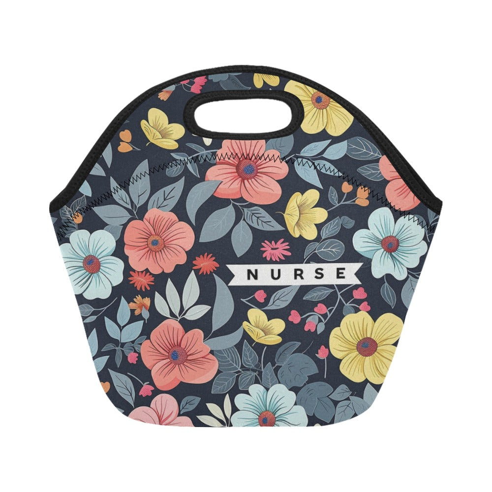 Floral Shift - Neoprene Lunch Bag