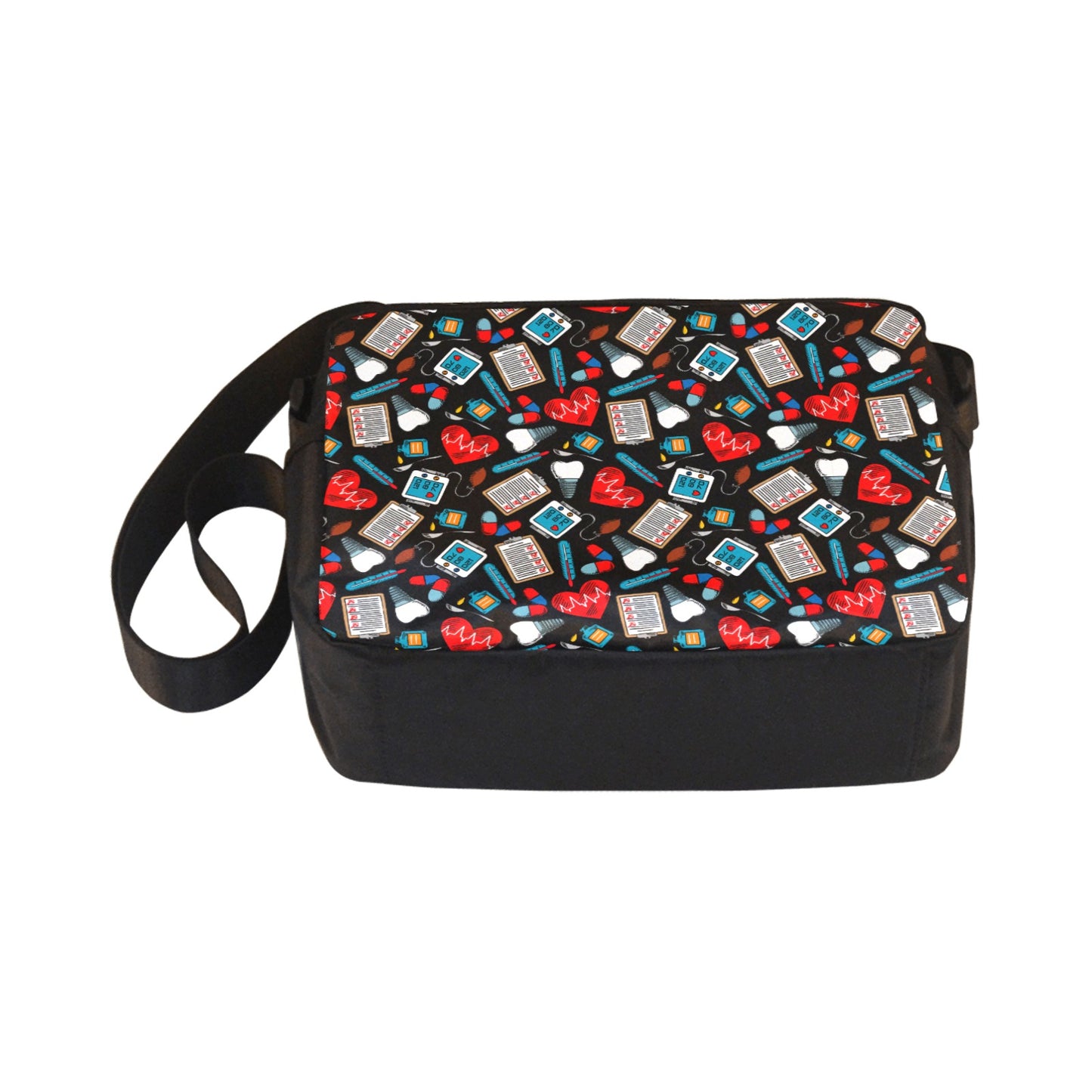 Black Medical Cross-Body Bag