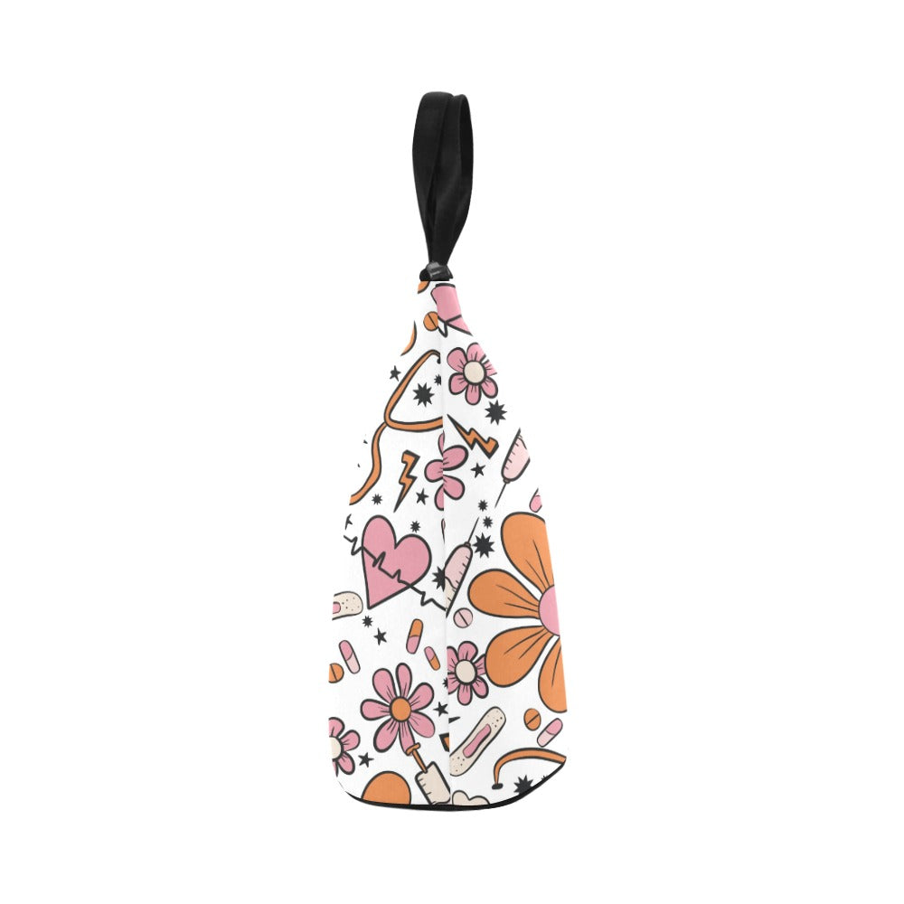 Retro Nurse - Nylon Cylinder Lunch Bag