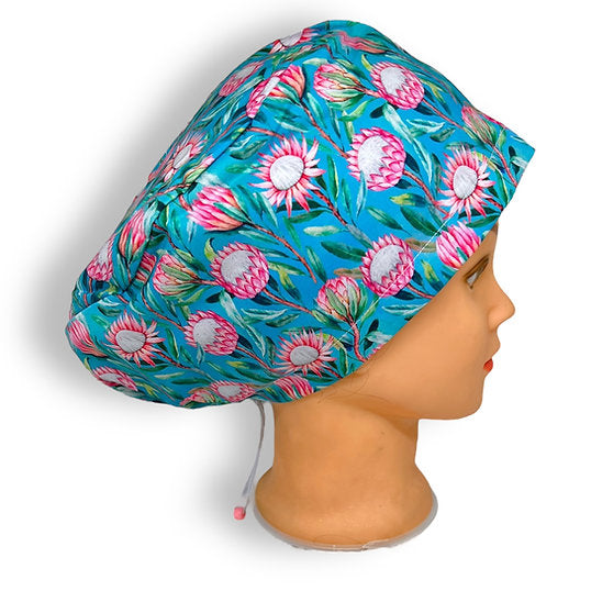 Australiana Aqua Scrub Cap