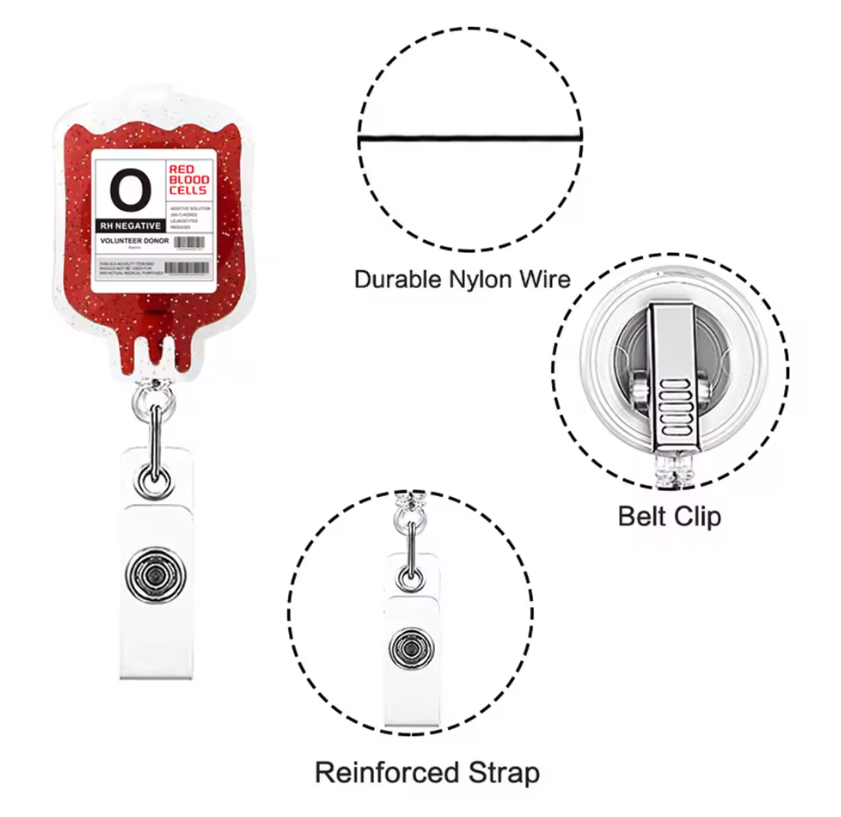 Blood Bag Badge Reel