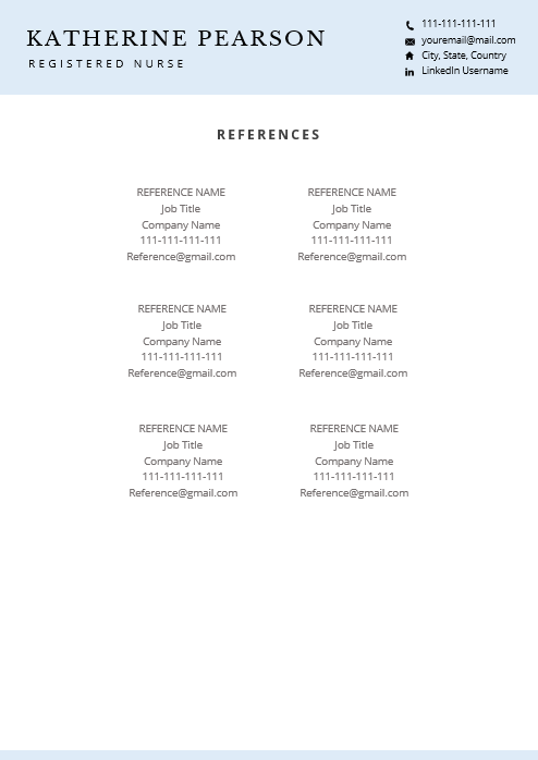 Resume Template Bundle - Blue