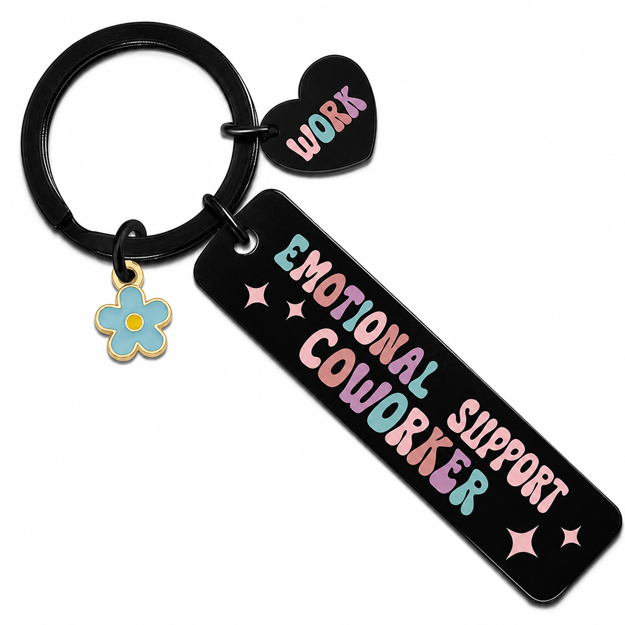 Emotional Support Coworker Keyring
