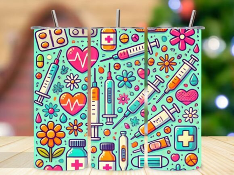Funky Medication Tumbler