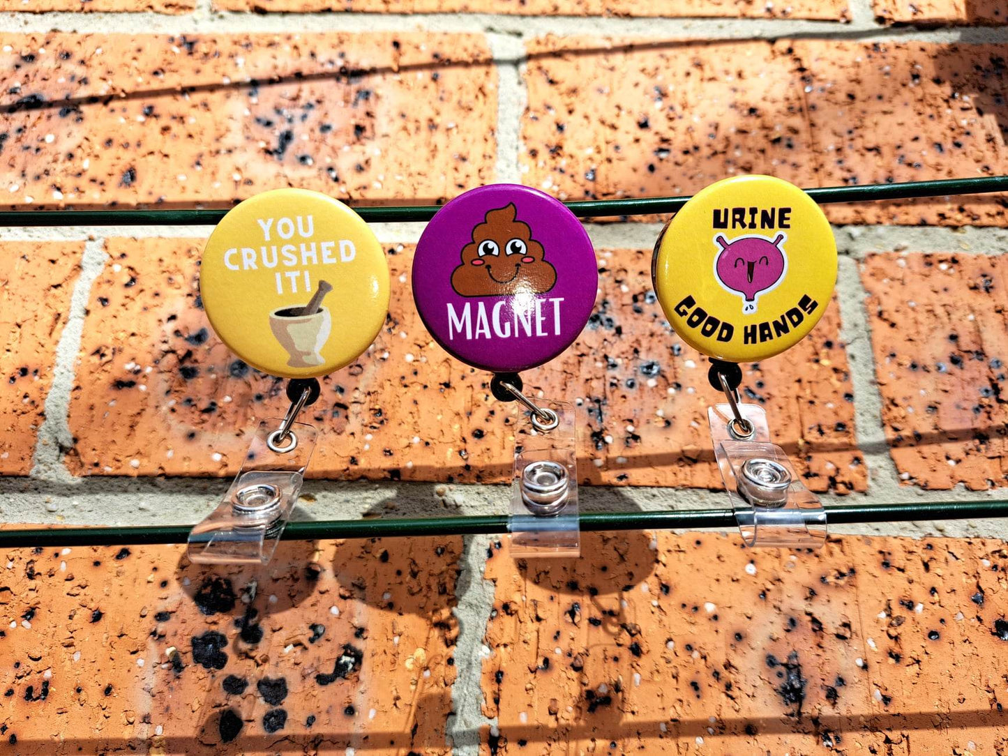 Interchangeable Badge Reel - Nurse Humour