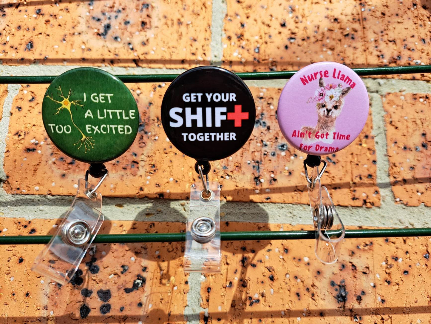 Interchangeable Badge Reel - Nurse Humour