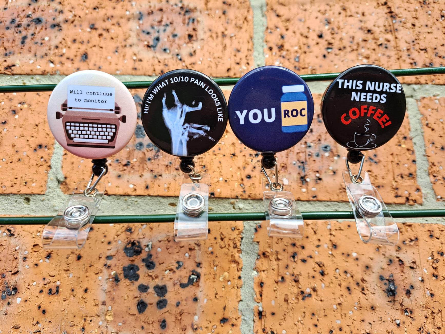 Interchangeable Badge Reel - Nurse Humour