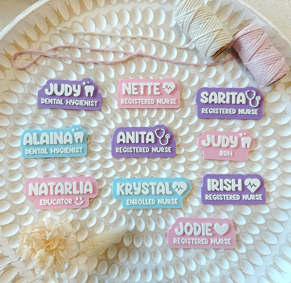 Personalised Name Badge - Cut Out