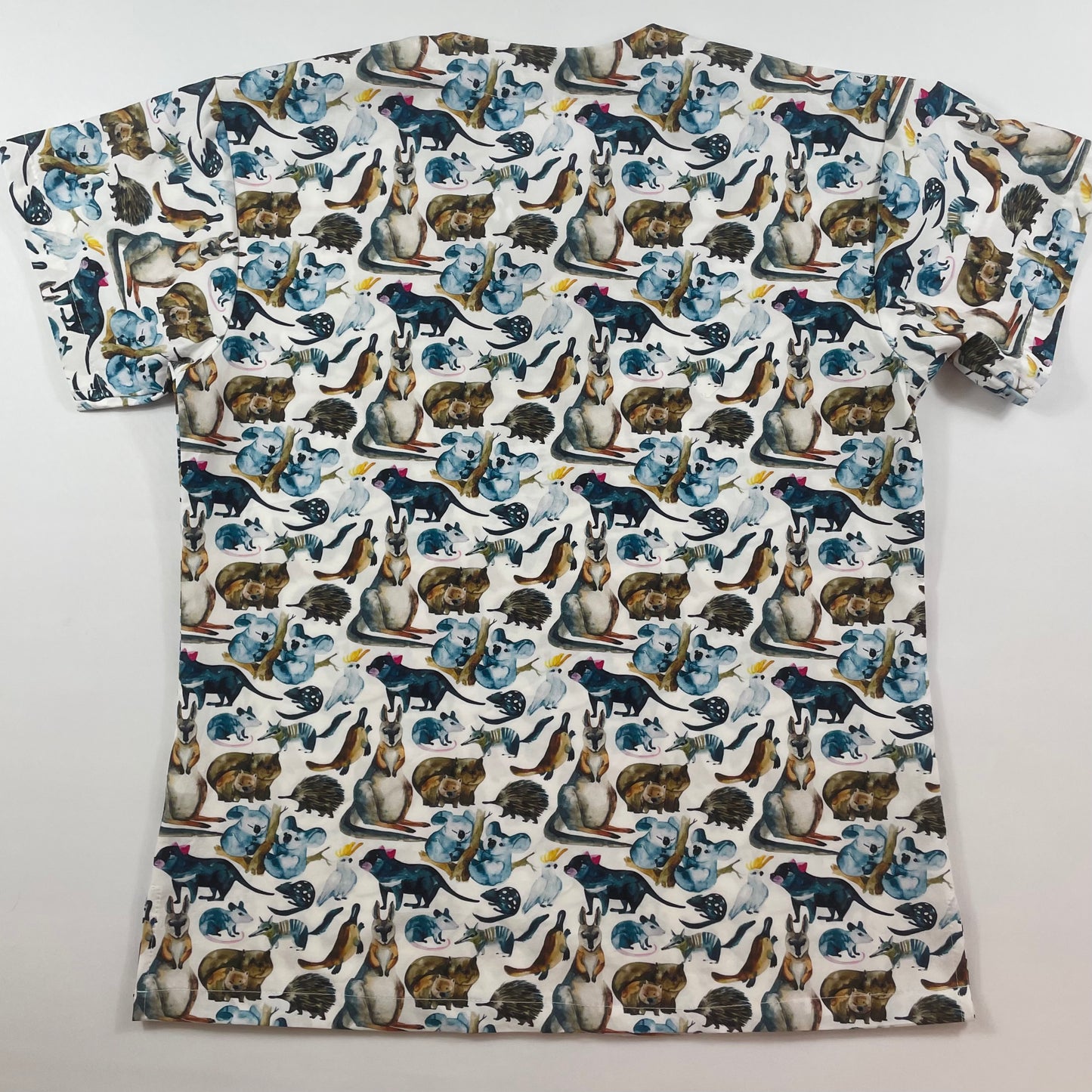 Native Fauna Friends Scrub Top