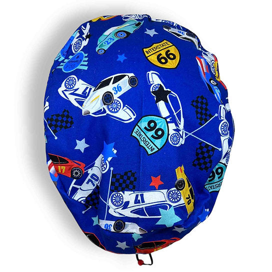 Race Cars Scrub Cap