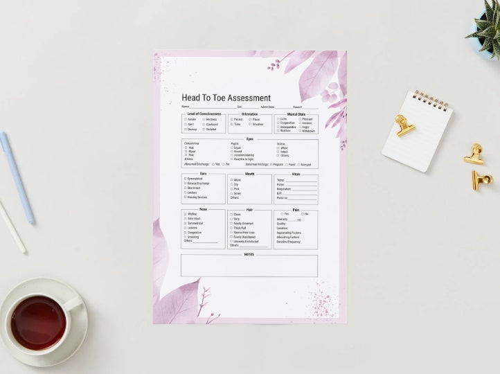 Head-to-Toe Nursing Assessment Template