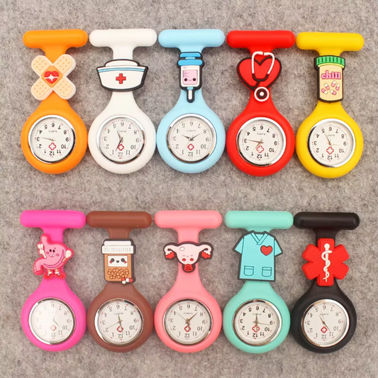 Silicone Cartoon Fob Watch