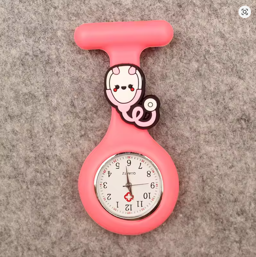 Silicone Cartoon Fob Watch