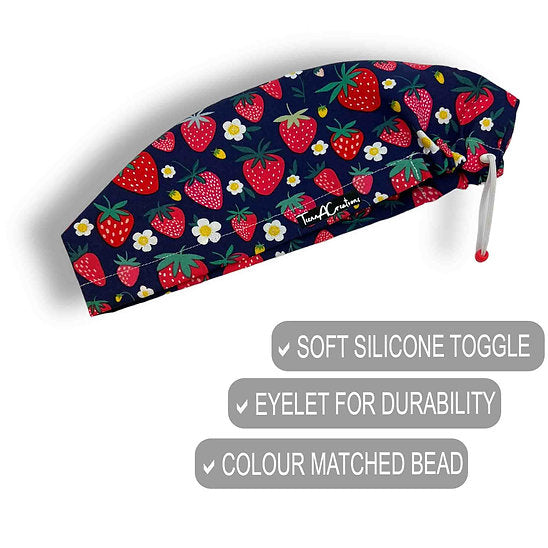 Strawberries Scrub Cap