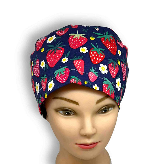 Strawberries Scrub Cap