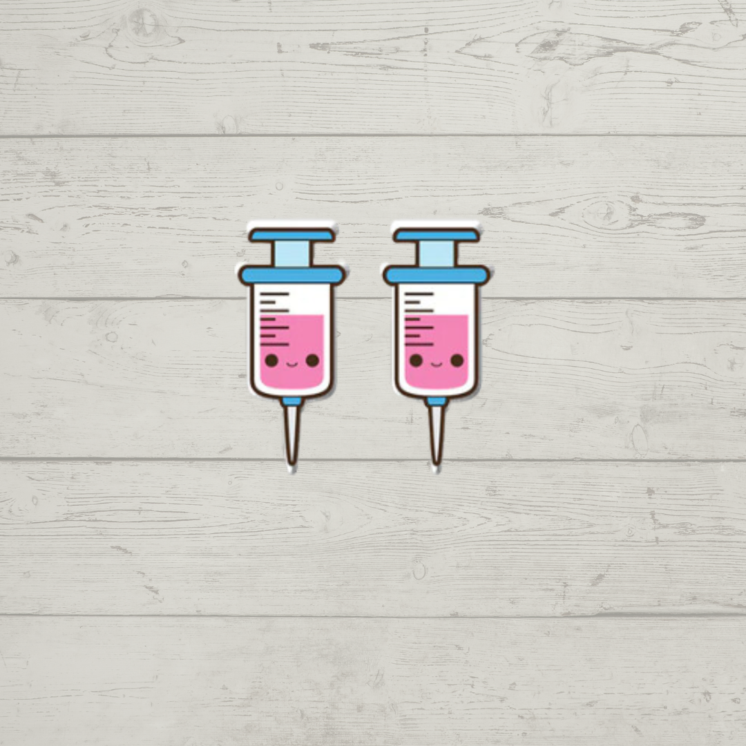 Acrylic Studs - Syringe