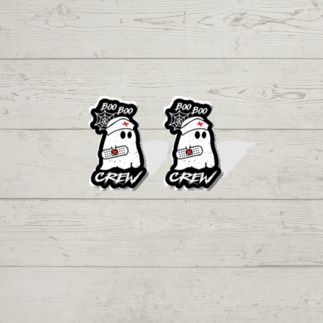 Acrylic Studs - Boo Boo Crew