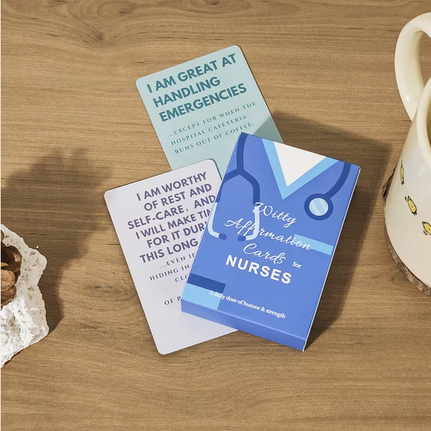 Witty Affirmation Cards for Nurses