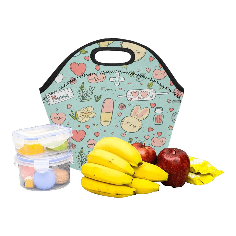 Teal Time Out - Neoprene Lunch Bag