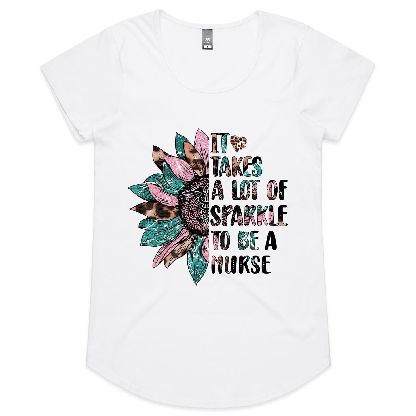 Scoop Neck T-Shirt - Takes A Lot Of Sparkle