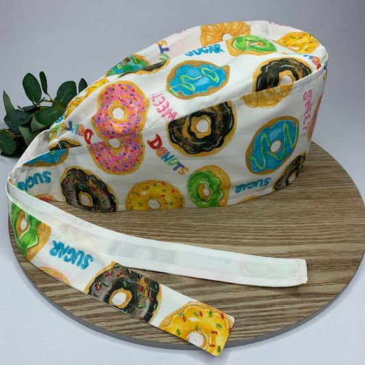 Donuts Scrub Cap