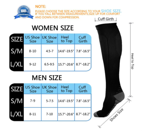 Fun Compression Socks - Flamingo