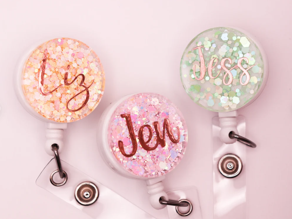 Mini Personalised Badge Reel