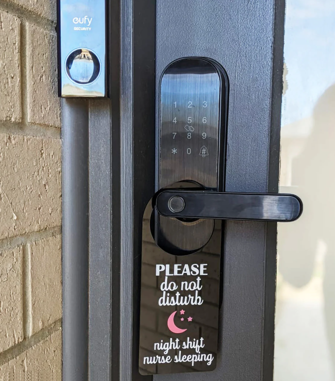 Shift Worker Door Hanger