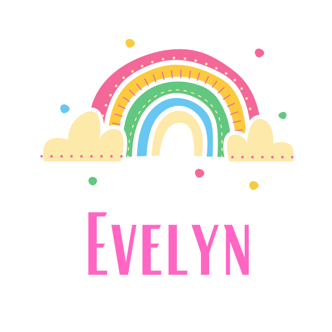 Light Rainbow Name Badge