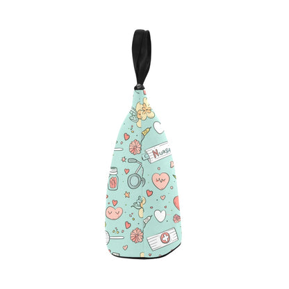 Teal Time Out - Nylon Cylinder Lunch Bag