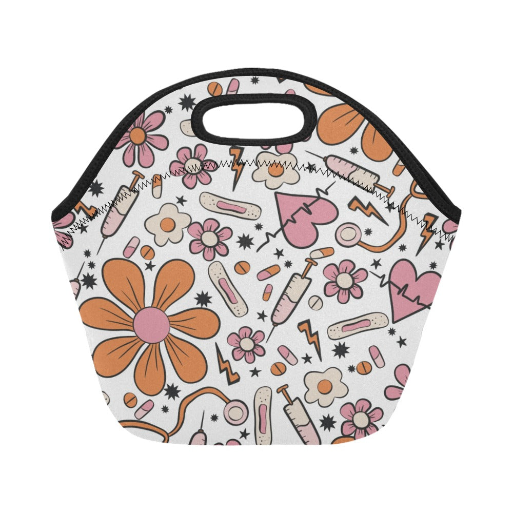Retro Nurse - Neoprene Lunch Bag