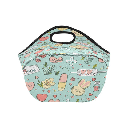 Teal Time Out - Neoprene Lunch Bag