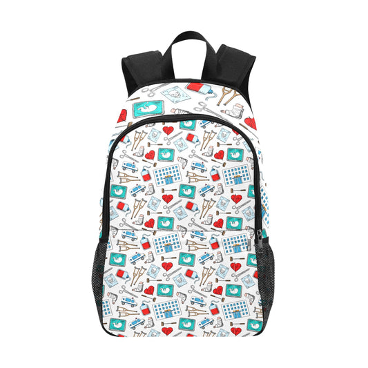 White Medical Backpack