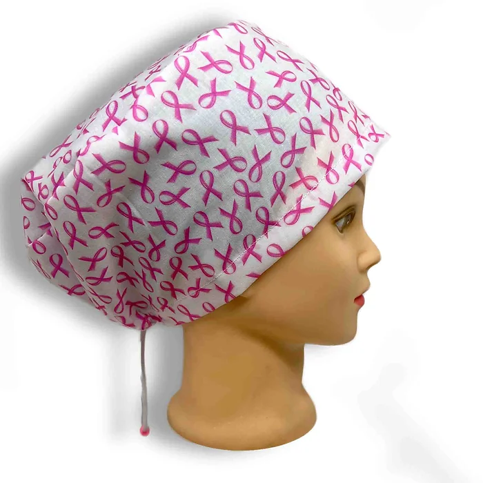 Breast Cancer Scrub Cap