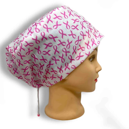 Breast Cancer Scrub Cap