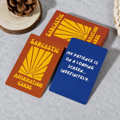 Sarcastic Affirmation Cards