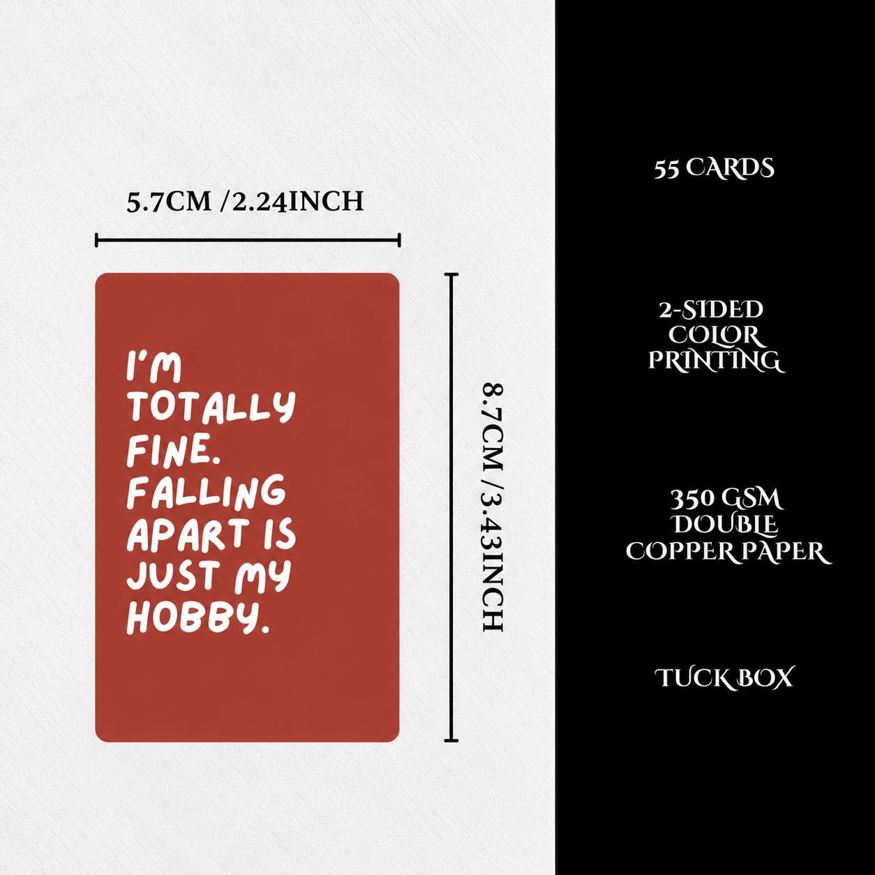 Sarcastic Affirmation Cards