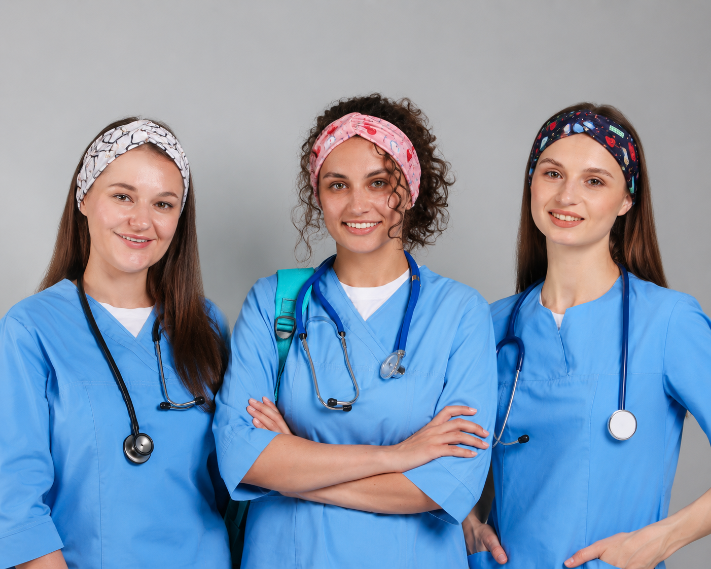 Medical-Themed Stretch Headbands