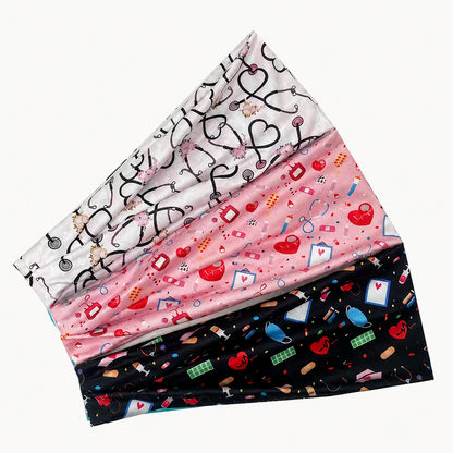 Medical-Themed Stretch Headbands