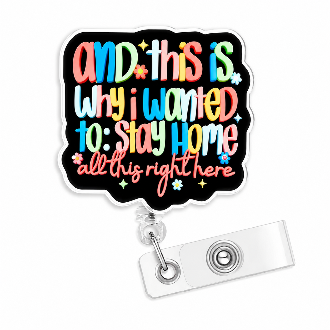 And This Is Why I Wanted To Stay Home Badge Reel