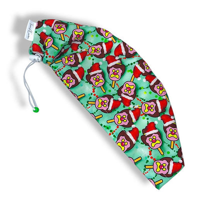 Christmas Ice Cream Scrub Cap