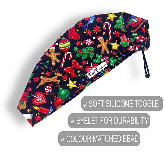 Christmas Joy Scrub Cap