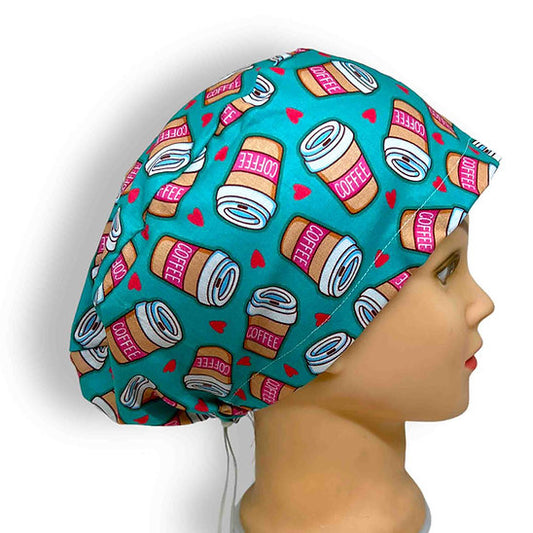 Coffee Love Scrub Cap